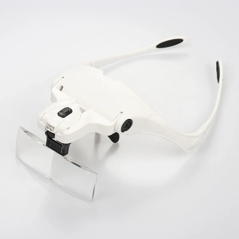 5 عدسة مكبرة نظارات مصباح ليد مصباح رئيس عقال المكبر تطعيم الرموش الصناعية لوازم رمش تمديد أدوات ماكياج #3