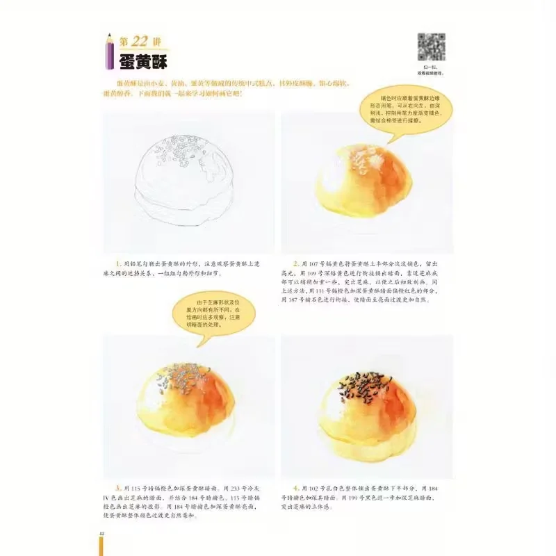 Disegno alimentare con pittura facile al piombo colorato