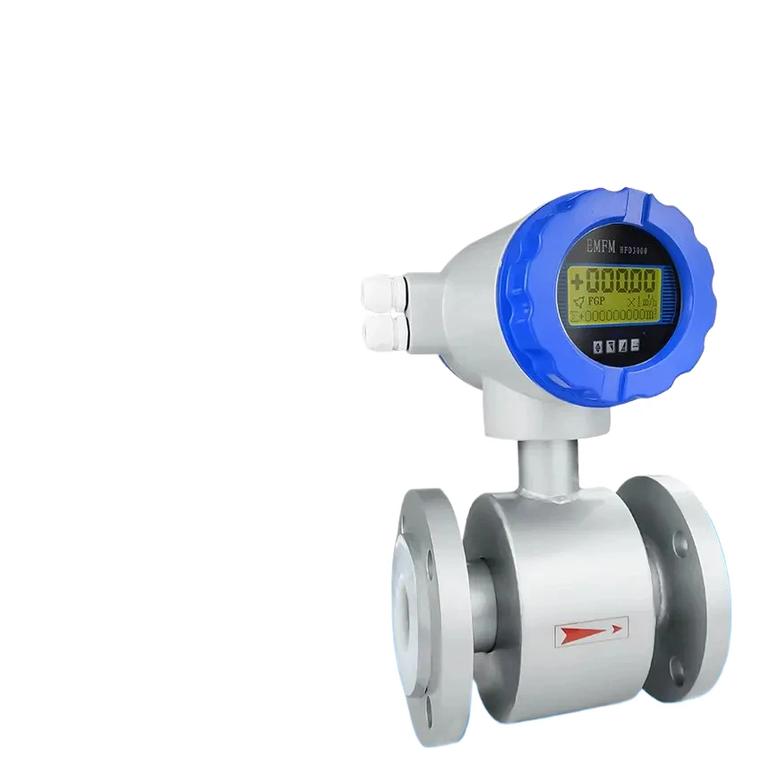 Smart Electromagnetic Digital Flow Meter DN10 DN15 DN20 DN25  Wastewater Sewage Slurry Liquid Seawater Flowmeters 4-20mA RS485