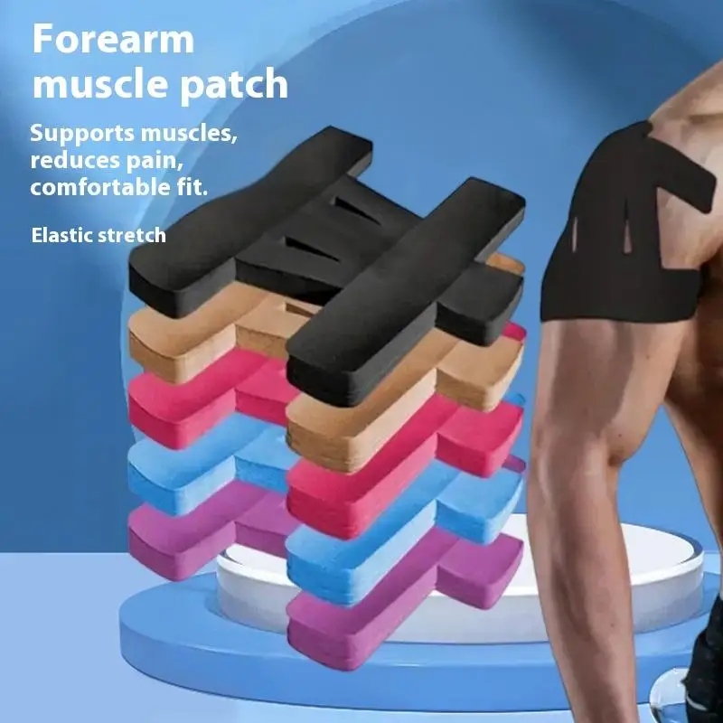 1/2 Pcs Precut Kinesiology Tape Shoulder Pain Relief Breathable Waterproof Adjustable Shoulder Support Elastic Athletic Tap