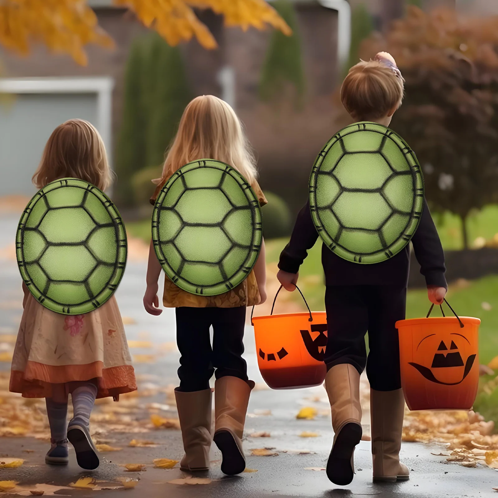 Schildkrötenpanzer-Requisite, EVA-Material, Cosplay-Kostüm-Zubehör, Größe für Kinder und Erwachsene, verstellbarer elastischer Gürtel, stark, bequem, sicherer Spaß