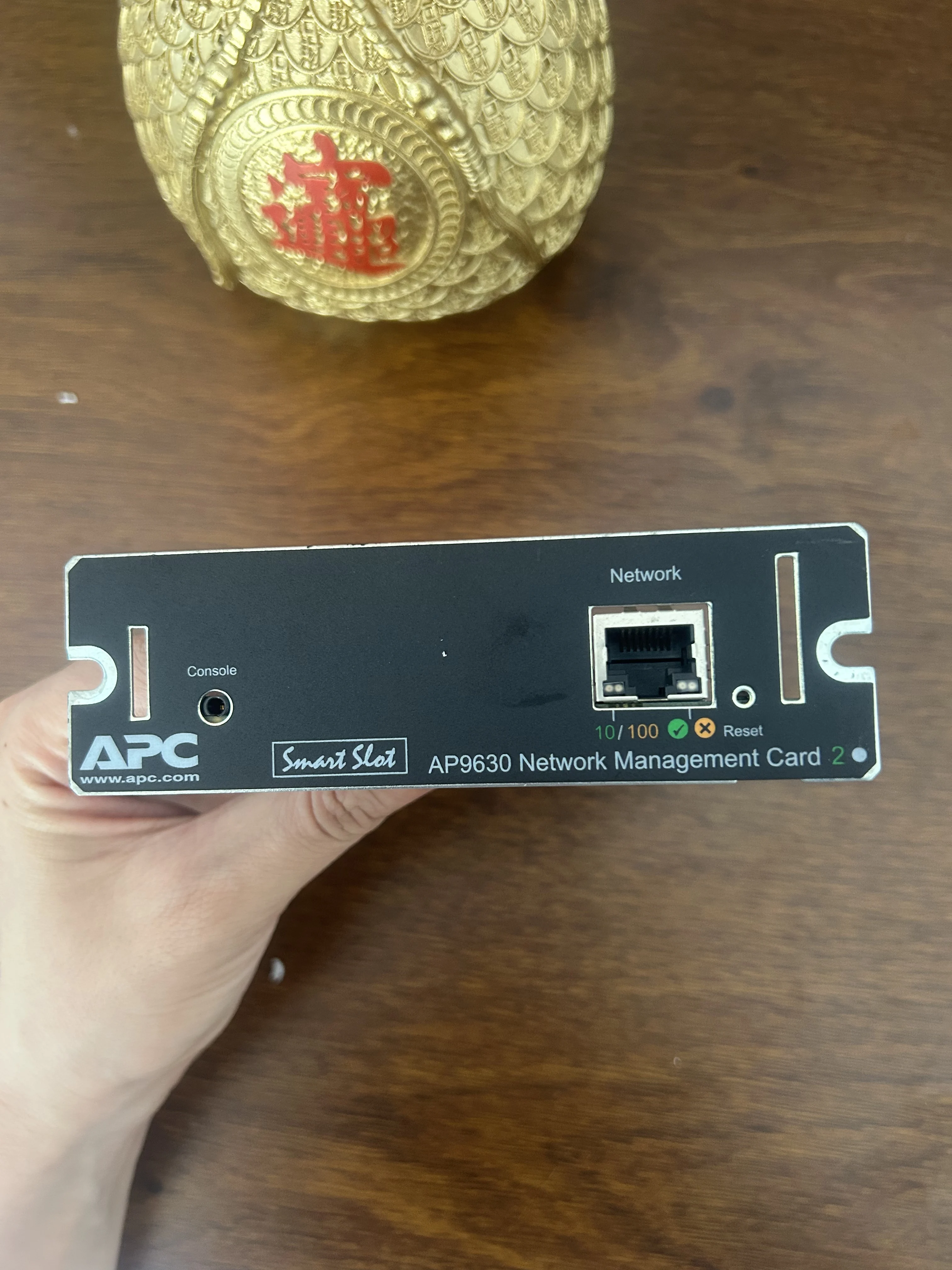 APC Smart Slot AP9630 UPS Network Management Card 2 LAN RJ45