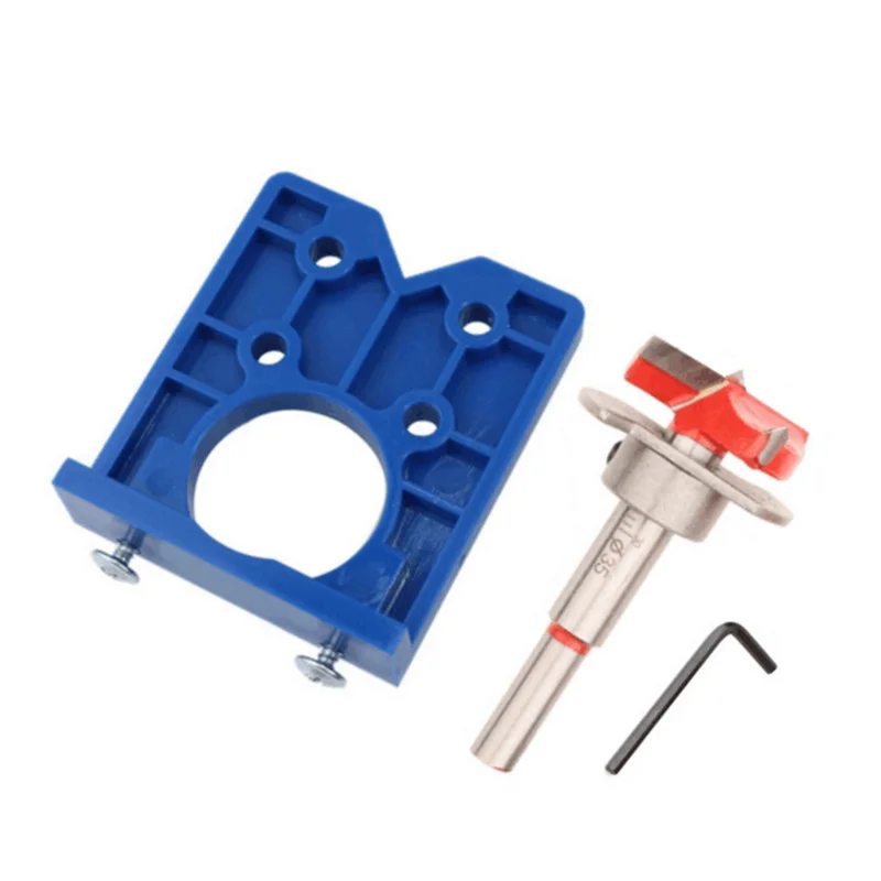 35Mm Hinge Cabinet Door Hole Locator Woodworking Door Hole Opener Cabinet Accessories Tool-ABGL
