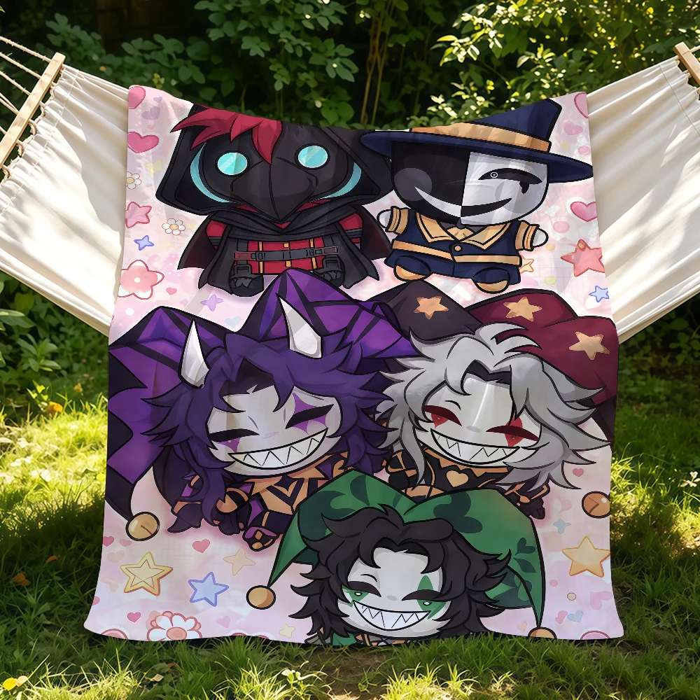 Game The F-freak C-circus Pierrot Blanket Suitable For Sofas Beds Offices Cars Outdoor Travel An Ideal Gift For Friends Family