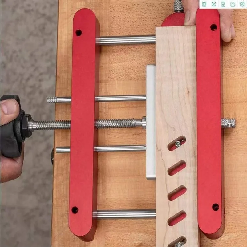 Portable Woodworking Drill Hole Locator Carving Machine Drilling Positioning Jig