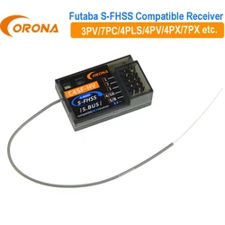 Corona-RC C4SF Receiver For Futaba FHSS / S-FHSS Mode Protocol With SBUS OutPut 4PM 3PV 7PX T14SG T8J T10J 4PX RC Car