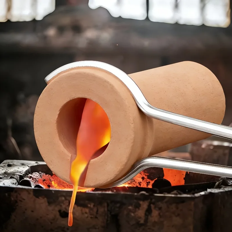 1/2/3KG Ceramic Crucible for Jewelry Casting Melting Dish Gold Silver Precious Metals Refining DIY Jewelry Making Tool Supplies