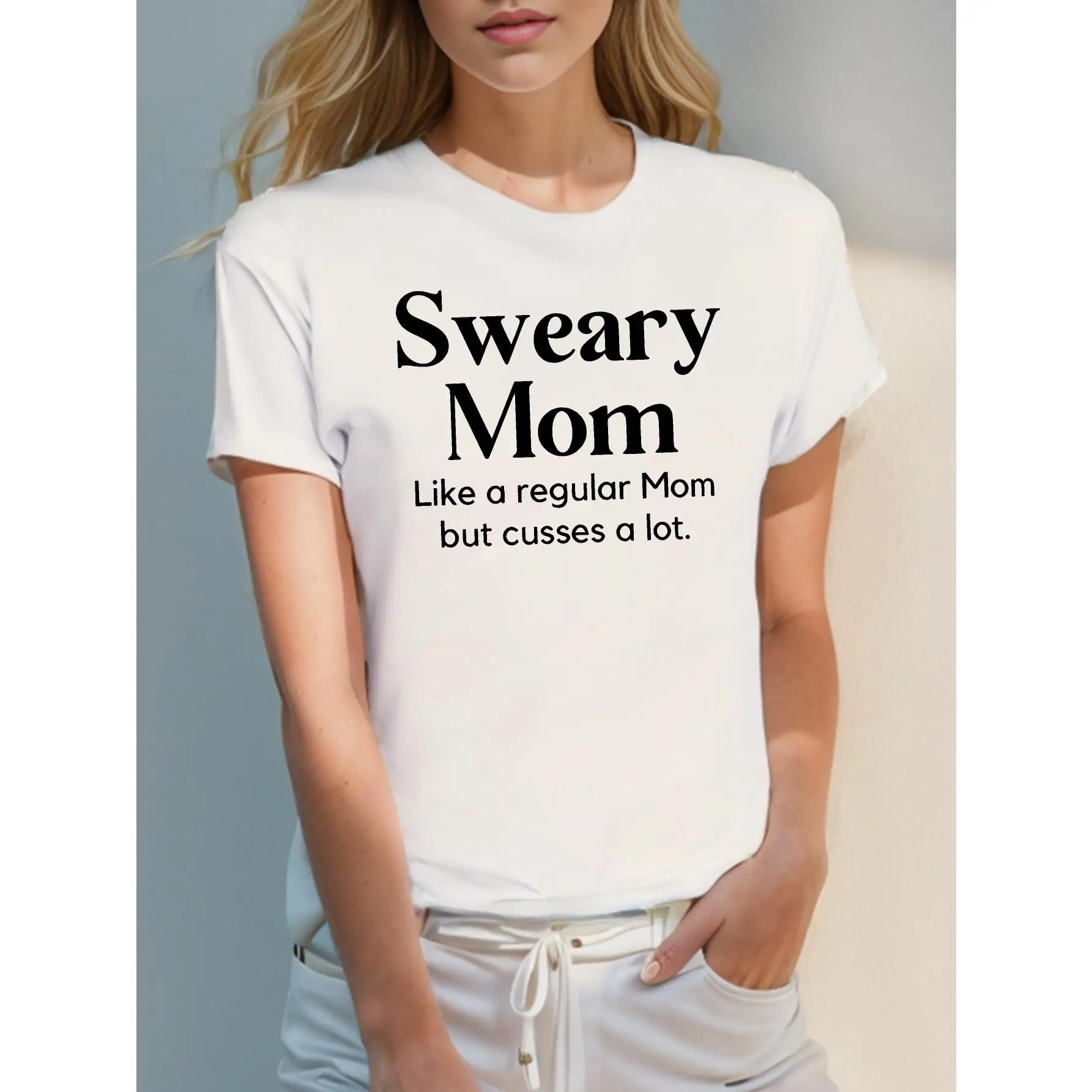 

Women'S T-Shirt Is Soft And Skin-Friendly, with Regular Fit And Is Simple And Fashionable.