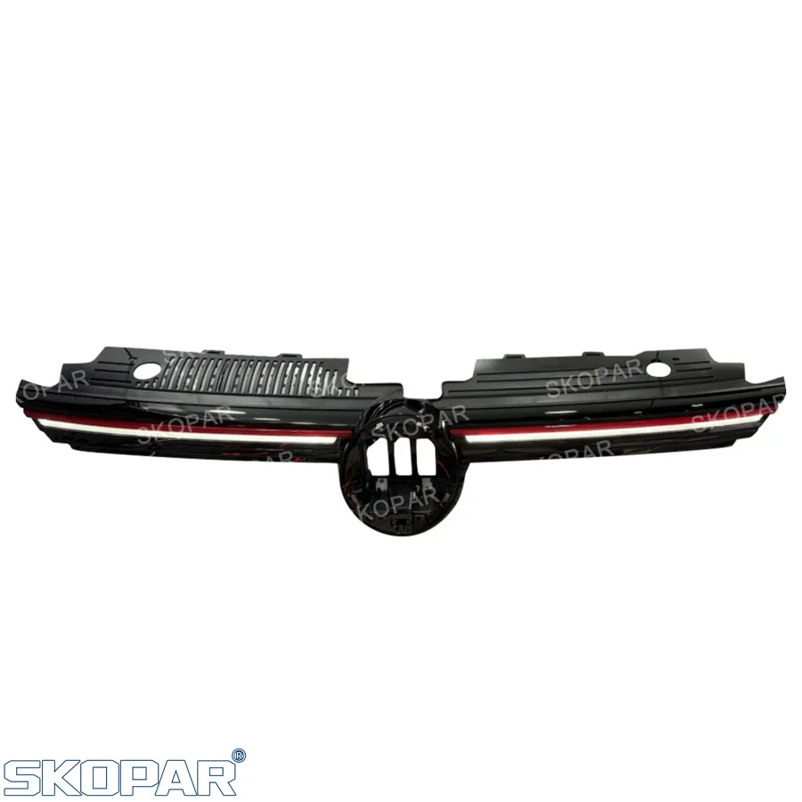 Верхняя центральная решетка для VW Golf 8 MK8 GTI R R-Line 2020 2021 2022 2023 2024 Автомобильные аксессуары Передние светодиодные DRL Ходовые огни