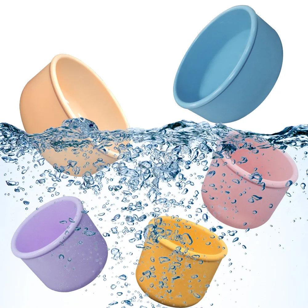 Round Silicone Lunch Box Student Lunch Box Microwaveable Lunch box Food Storage Container Silicone Leakproof Salad Bowl