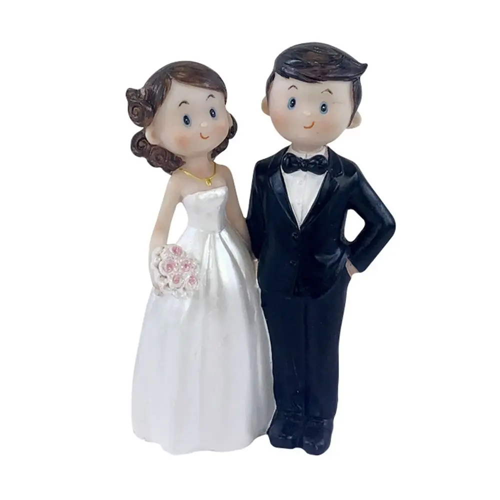 Office Home Decoration Desktop Handmade Crafts Groom Bride Marry Ornaments Art Sculpture Resin Figurine Figurine Statue