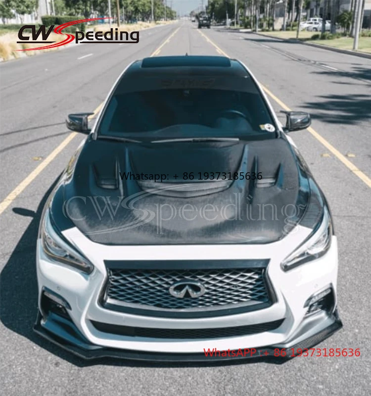 

БОНТ ДВИГАТЕЛЯ CWS-J STYLE из углеродного волокна для INFINITI Q50