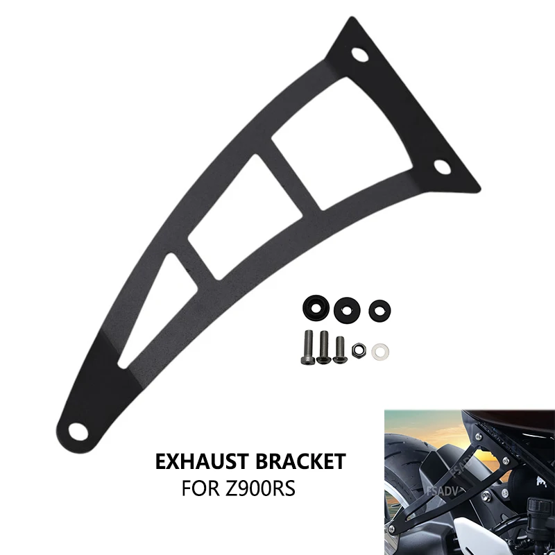 Fit For Kawasaki Z900RS Exhaust Hanger Bracket Holder Support Link Z900 RS Z 900RS 2018-2023 2021 2022 Motorcycle Accessories