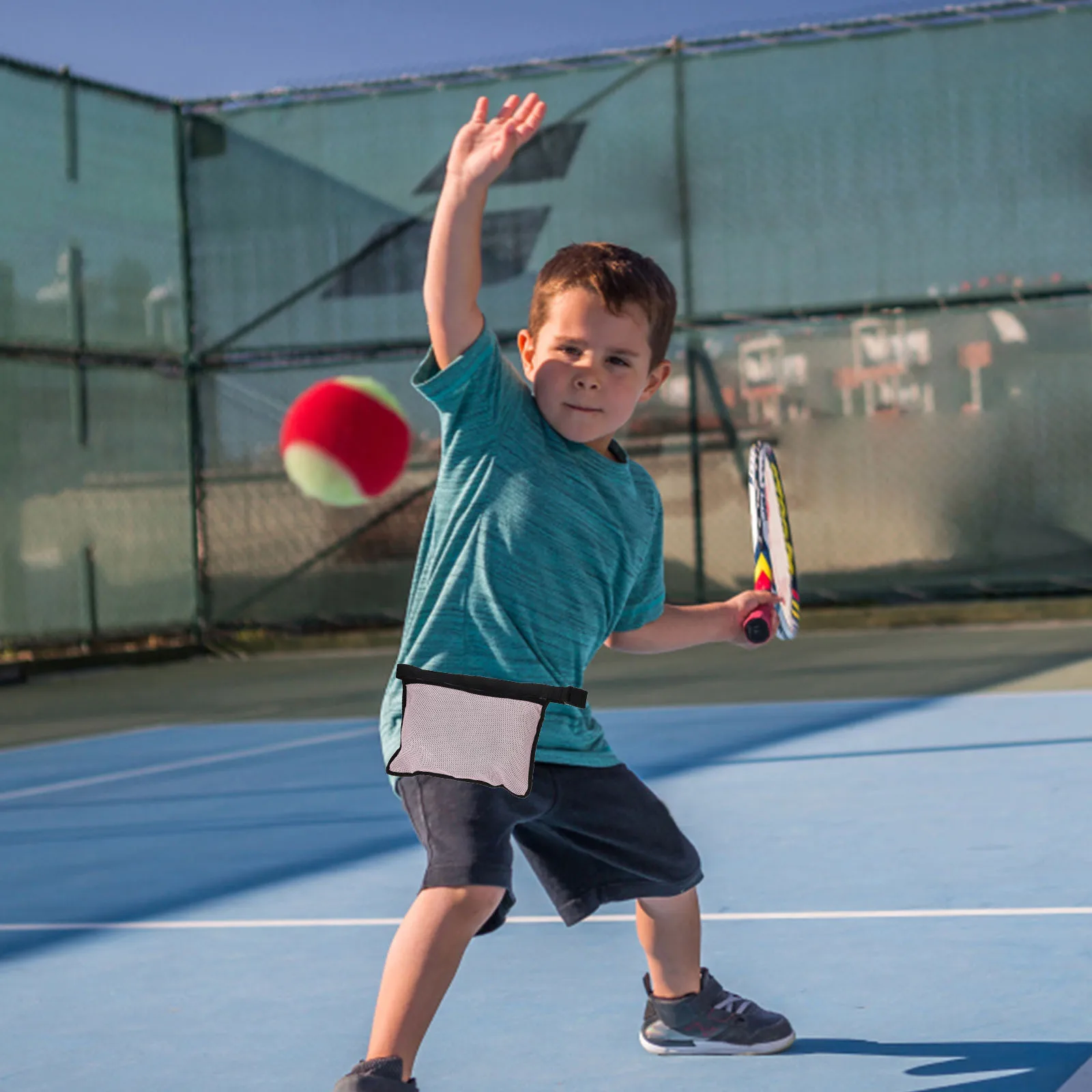 

Pick up Ball Bag Use Mesh Golfs Tennis Waist Bags Balls Net for Storage Cart Carrying Bulk Miss