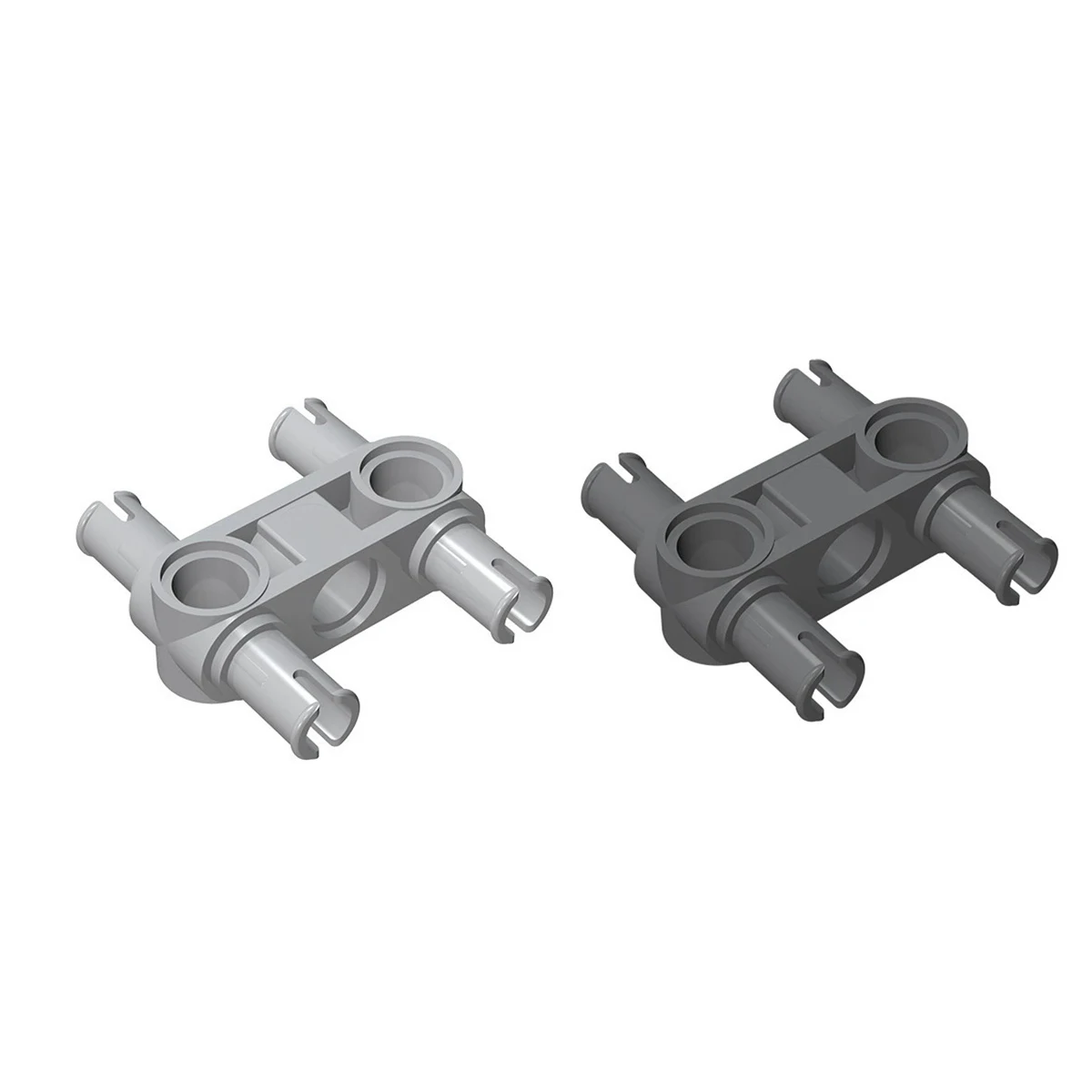 50pcs 48989 Pin Connector Hub Perpendicular 3L with 4 Pins Building Blocks MOC Tank Accessories Educational Toys