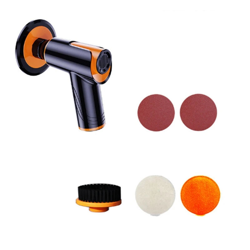 

1 SET Car 148W Waxer Cordless Electric Car Polisher Car Detailing 2200R/Min Idle Speed Small Polisher