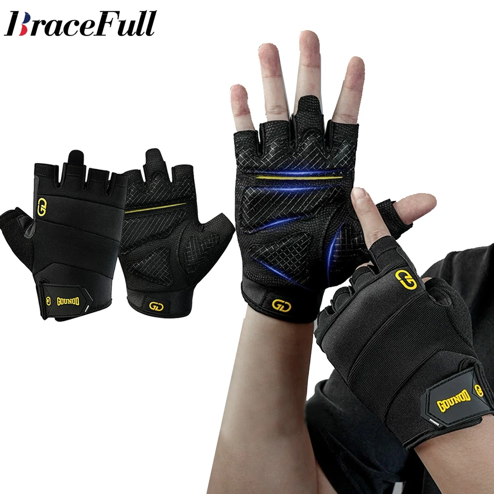 

1Pair Fingerless Gloves for Airsoft Shooting Half Finger Hunting Hiking Cycling Driving Motorcycle Climbing Work Gloves