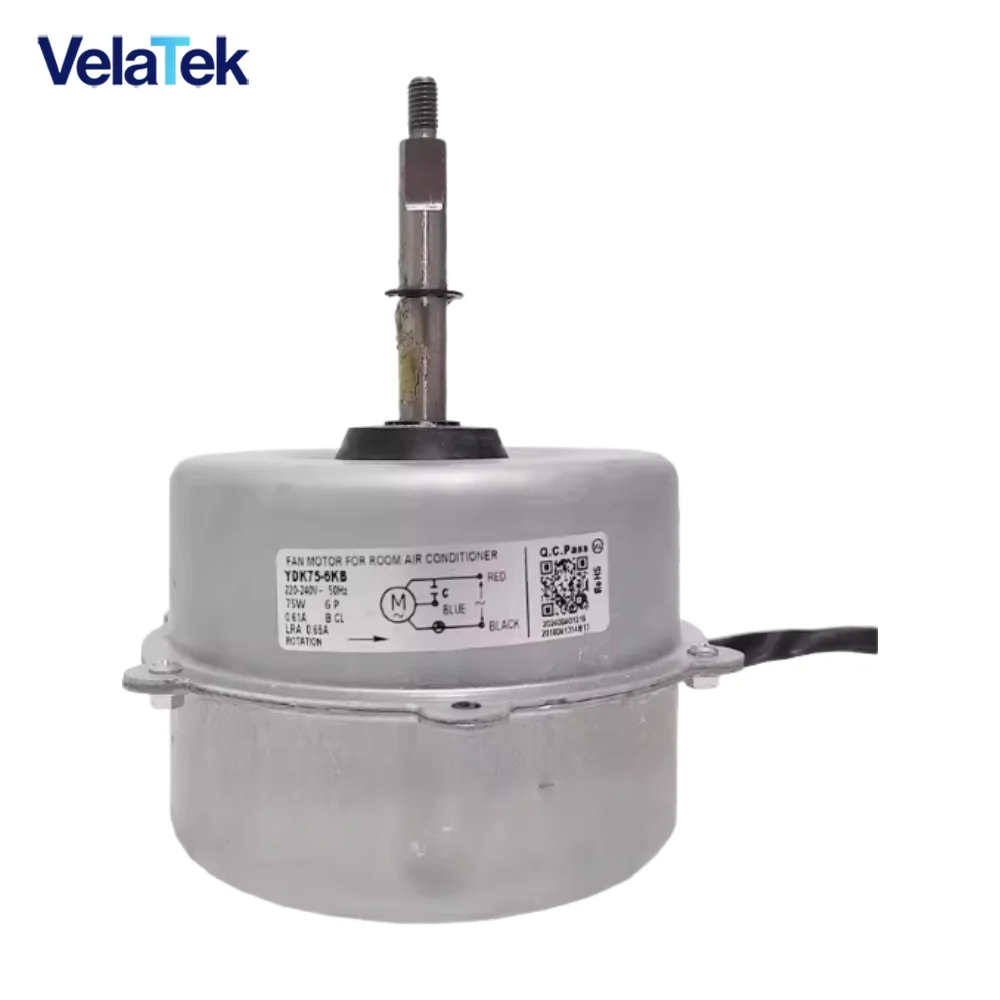 Novo para midea ar condicionado unidade externa ventilador de refrigeração motor YDK75-6KB único motor assíncrono YDK70-6 acessórios