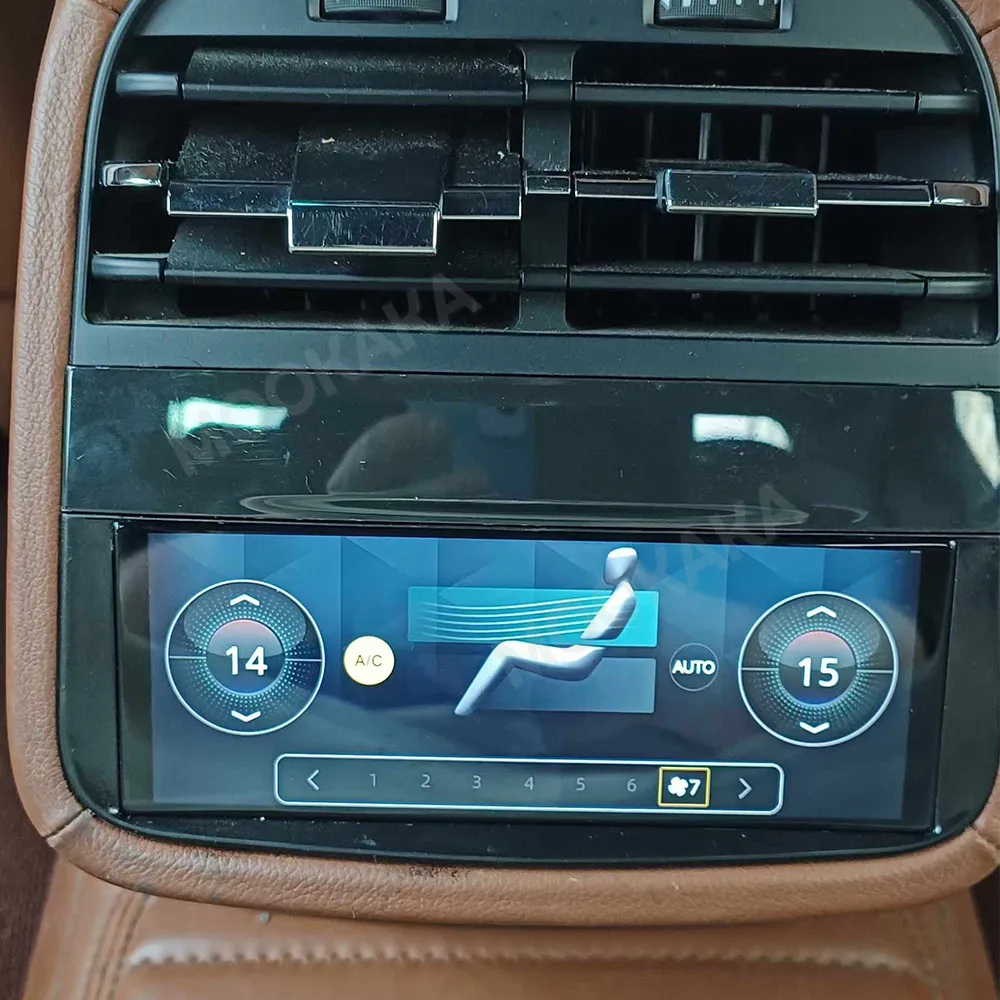 Touch Screen Climate Control Panel For Maserati Quattroporte 2014~2020 Digital AC Panel Screen Rear Air Conditioning Upgrade