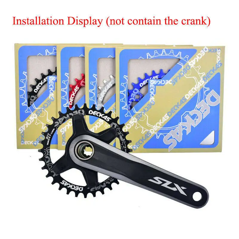 DECKAS Round 96BCD Chainring MTB 32T 34T 36T 38T Crown Plate Parts forShimano M6000 M7000 M8000 M4100 M5100