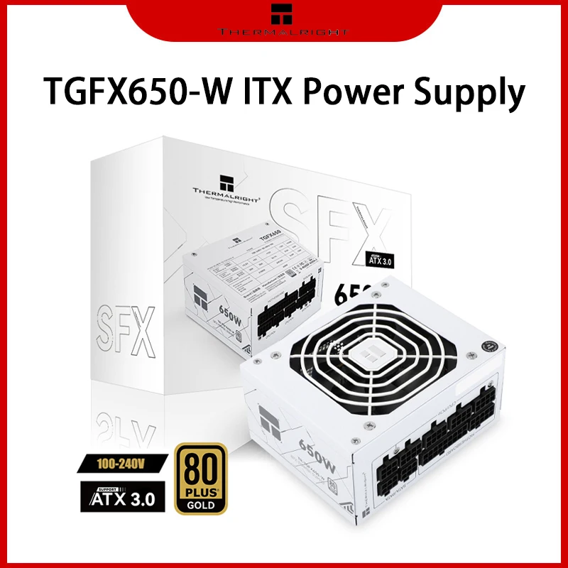 

Thermalright TGFX650W White Gold Medal 750W Full Module 850W Desktop 550W Small SFX Computer itx Host Power Supply