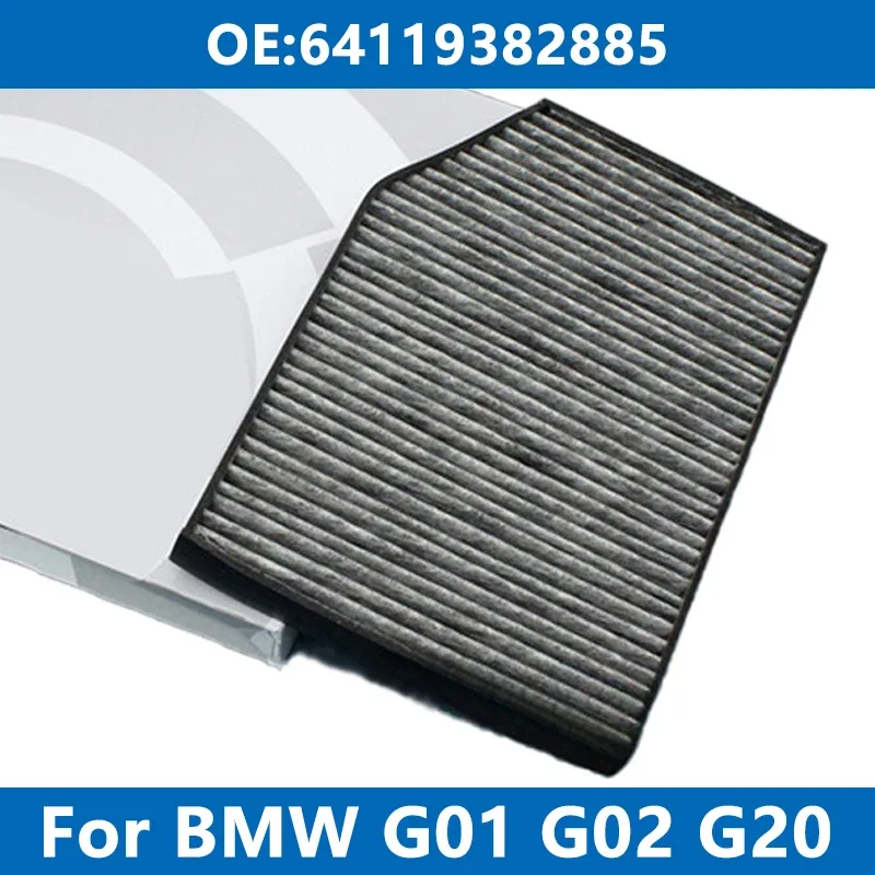 Car Cabin Filter 64119382885 For BMW G01 G02 G20 G21 G22 G26 G42 218i 220d 316i 318d 320i 330e 425 M3 i4 iX3 X3 X4 18d 20i 30i