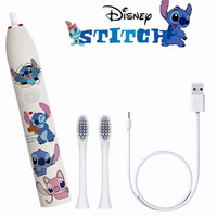 Disney Stitch Electric Toothbrush Anime Figure Cartoon Rechargeable Automatic Sonic Wave Deep Cleaning Electric Toothbrush Gifts