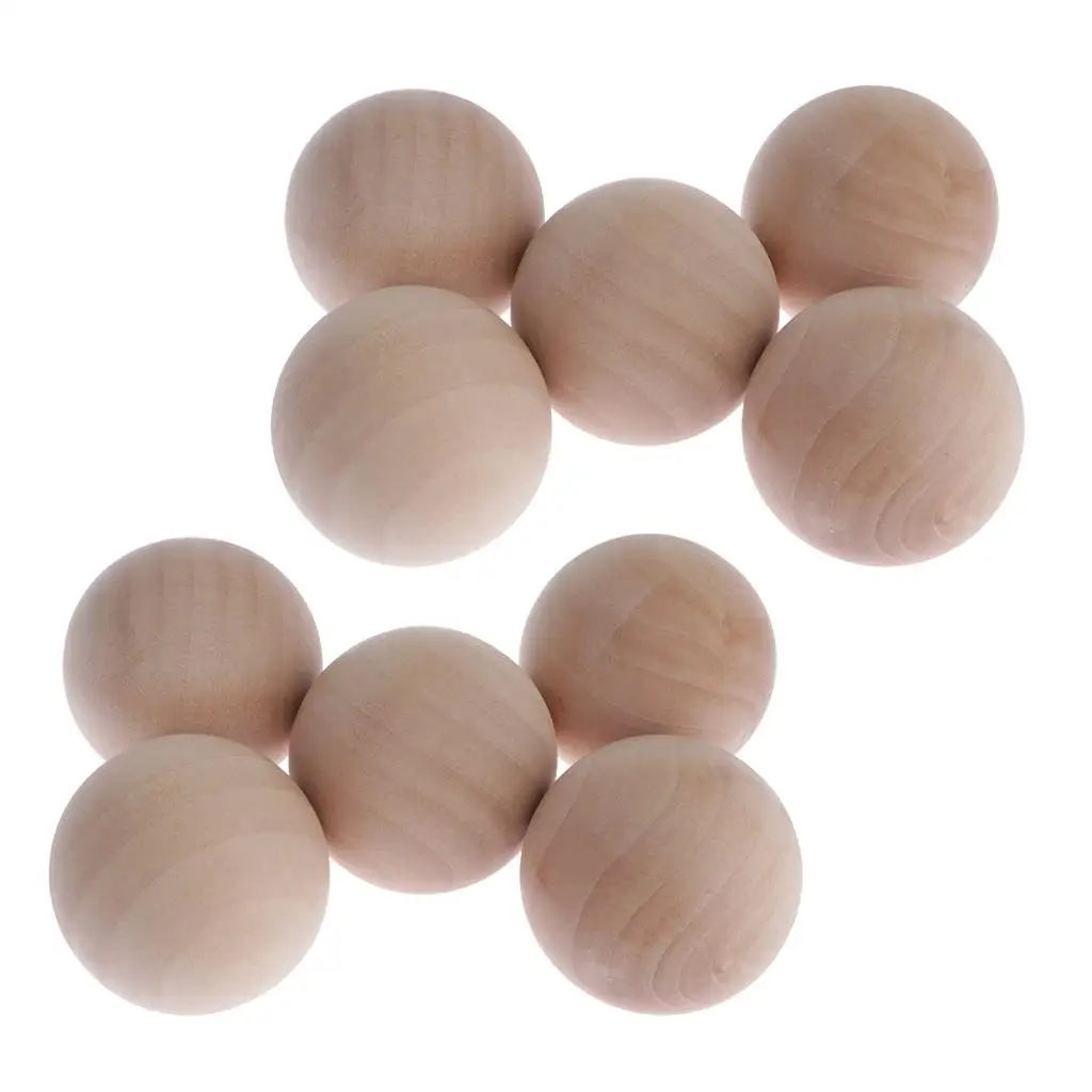 

Hardwood Balls Solid No Hole Crafts Making Mini Balls for Educational Wooden Toys and Creative Design