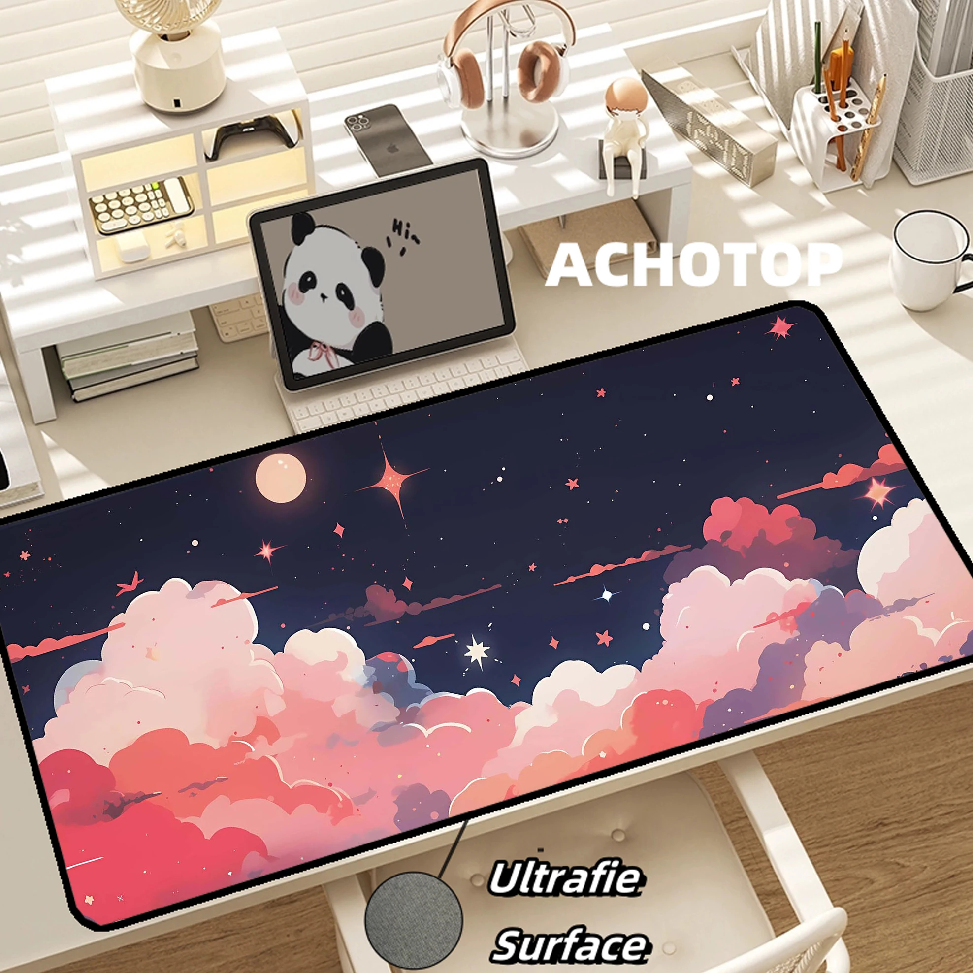 Ultrafine Surface Cloud Gaming Mousepad Pc 90x40cm Soft Mouse Pad Mousemat Non-slip Rubber Pads Big Desk Mat Keyboard Pads