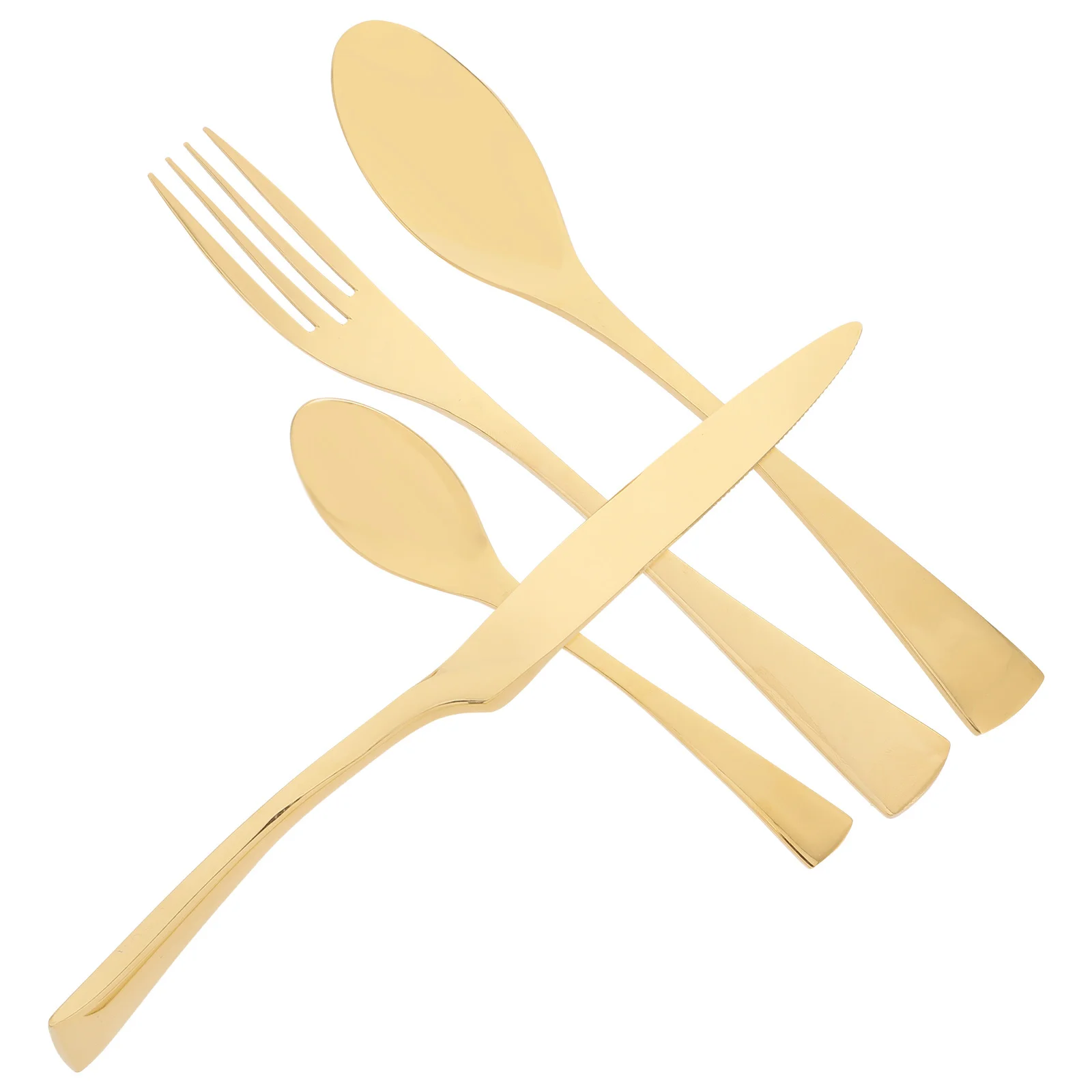 

1 комплект столовых приборов из нержавеющей стали, прочные утолщенные столовые приборы для дома, кухни, западная еда, ужин, вилка, ложка, нож