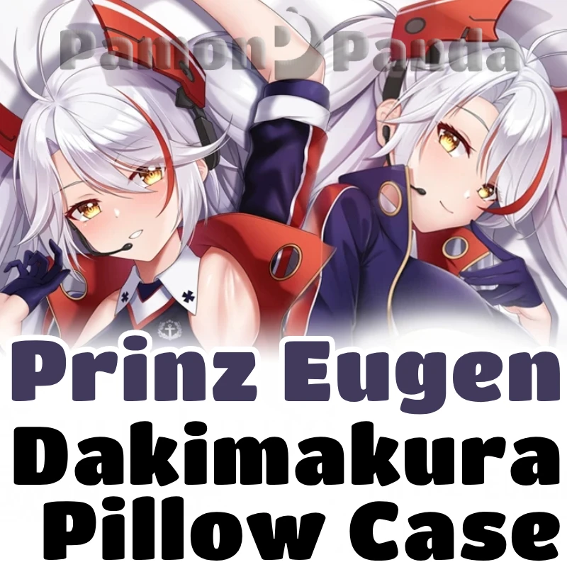 KMS Prinz Eugen Dakimakura Azur Lane Hugging Pillow Case Full Body Cushion Cover Pillowcase Home Bedding Decor Otaku Gift MKL