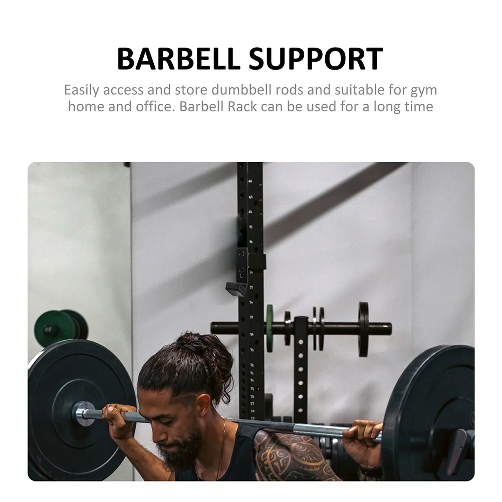 4 Pcs J Hook Squat Rack Hitch Accessories Squat Rack Barbell Holder Gym Dumbbell Stand J Hooks Power Rack Gym Machines Home