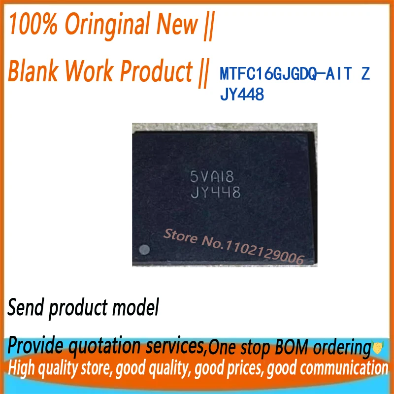 

(1-10piece) 100% New Original MTFC16GJGDQ-AIT Z JY448 BGA EMMC CHIP