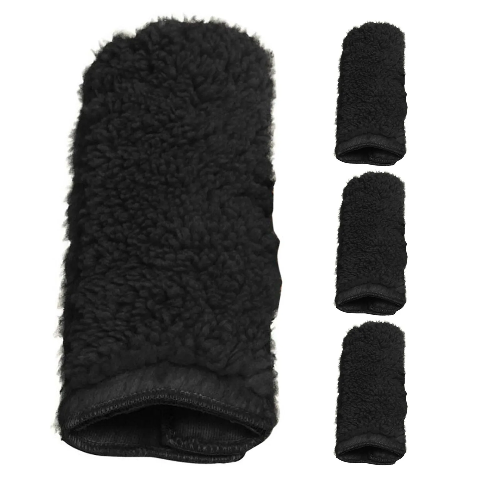 2Pairs Wheelchair Armrest Pads Fleece Double Layer Non-Slip Design for Wheelchair Accessories Seniors Daily Use