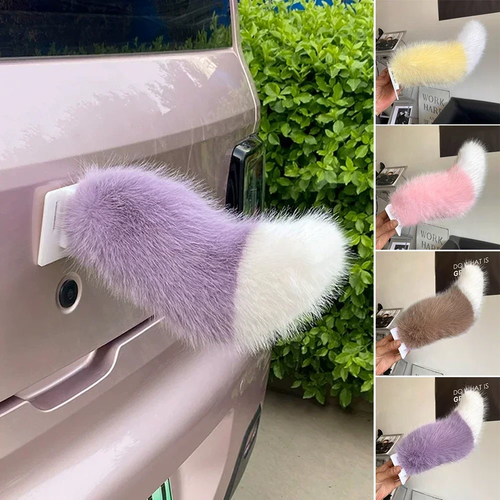 

Fluffy Remote Control Electric Bicycle Tail Realistic Versatile Car Wagging Moving Tail Self-adhesive Rechargeable