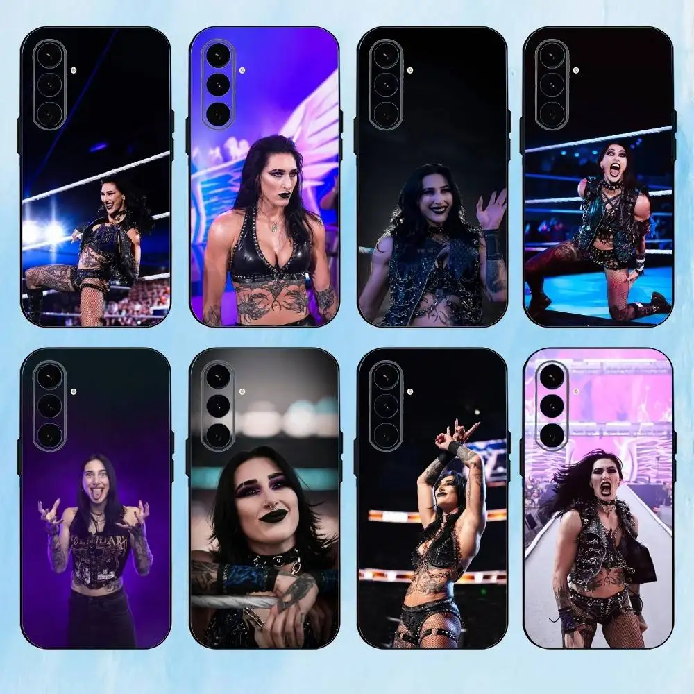 

R-Rhea R-Ripley Wrestler Phone Case For Samsung Galaxy A73,A72,A71,A70,A53,A52,A51,Others Soft Black Cover