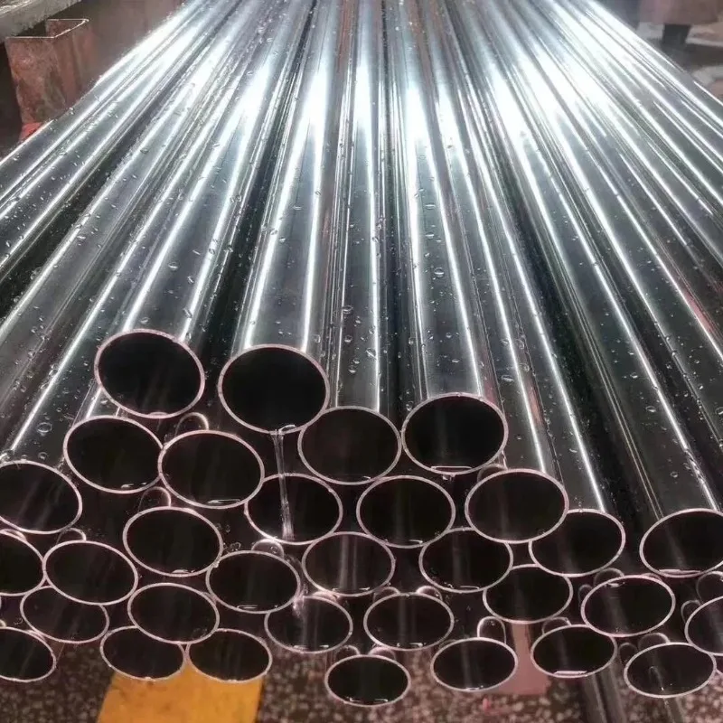 Gcr15 bearing steel straight hollow tube High frequency quenched chrome plated hard seamless steel pipes