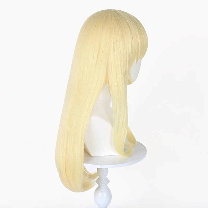 Perruque Anime aspirant pour être une fille magique Tengawa Kaoru Cosplay perruque jaune soufre Cosplay perruque