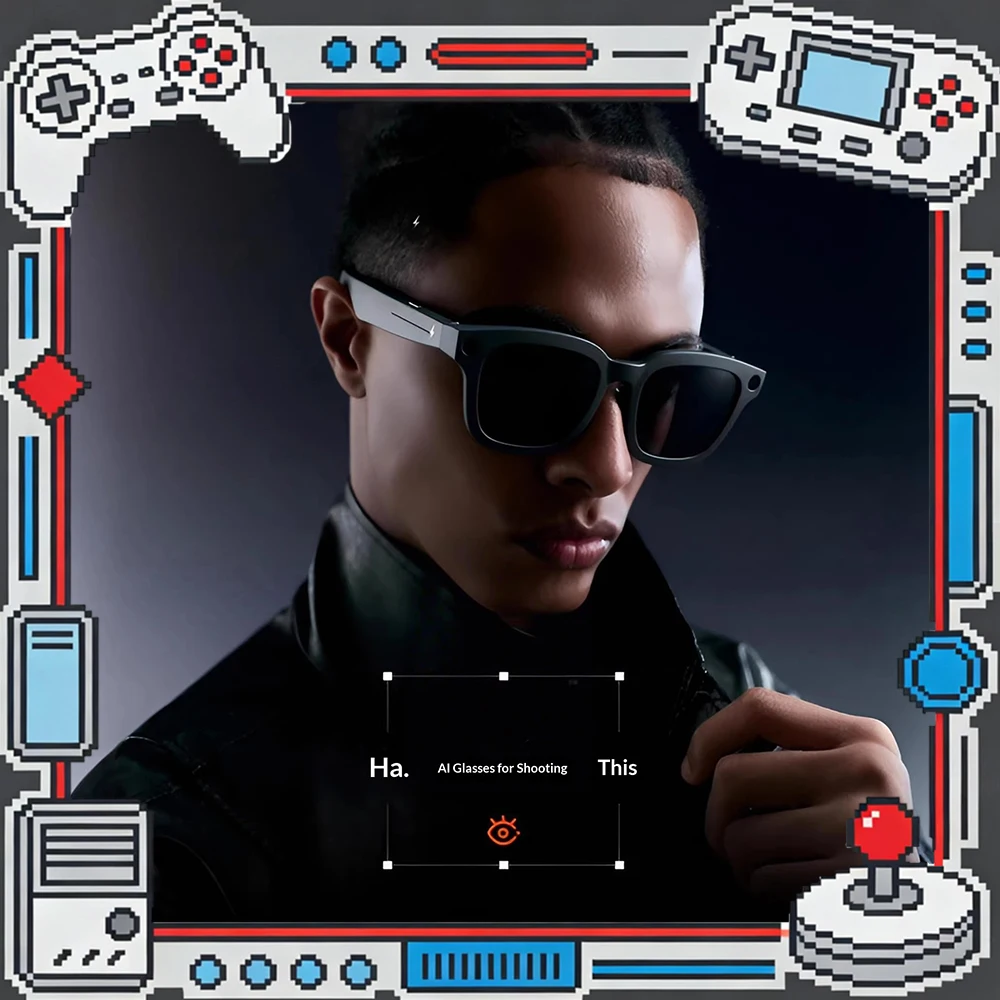 

Haben G300S AR Glasses Enduring Endurance Intelligent Shooting Translate Portable AI Real-time Online Smart Glasses Gifts