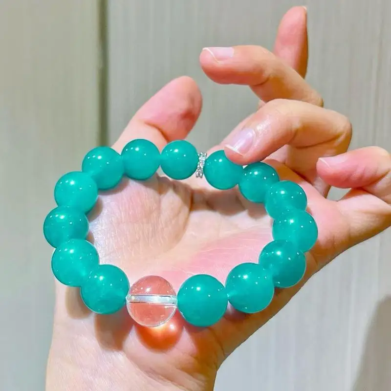 12mm Maldives Blue River Quartzite Bracelet