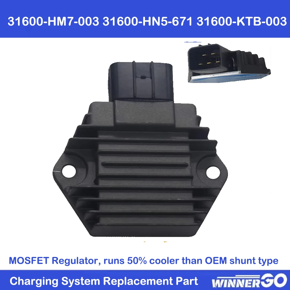 Voltage Regulator Rectifier 5 Pin for Honda TRX350 TRX400 TRX450 Rancher Foreman VT750 Shadow XL650 Transalp Mosfet Upgrade