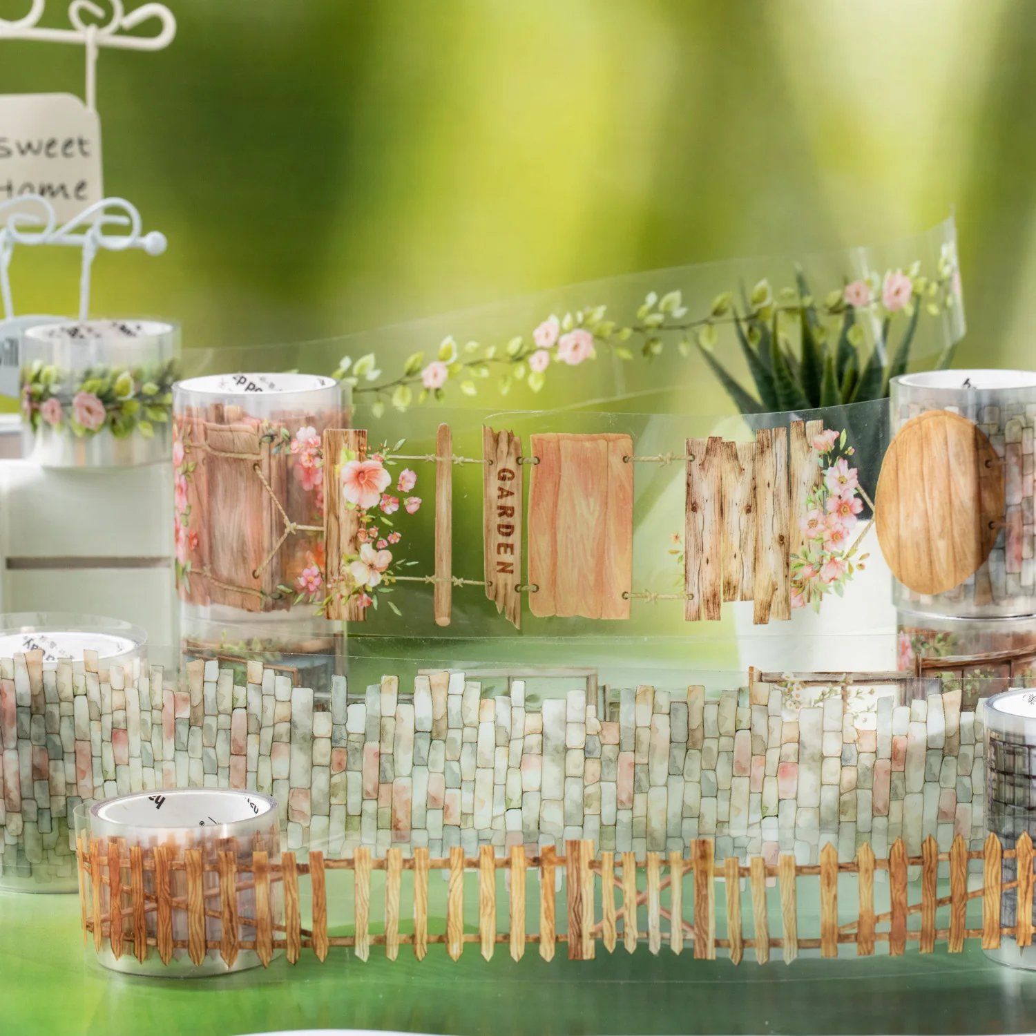 

1pcs/1lot Decorative Adhesive Tapes Secret World of Flowers Decorative Scrapbooking DIY Paper Japanese Stickers