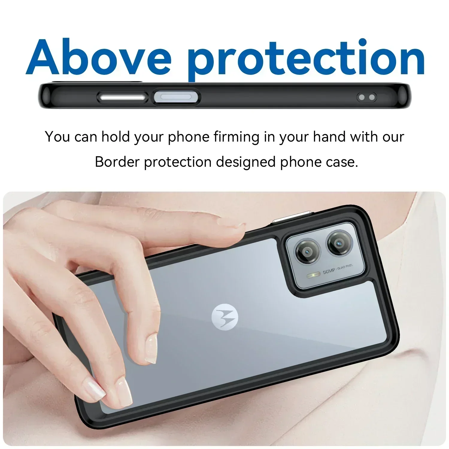 For Motorola Moto G14 G54 Case for Moto G84 G73 G13 G23 G53 5G Cover Coque Fundas Moto Egde 40 Case Shockproof Phone Bumper