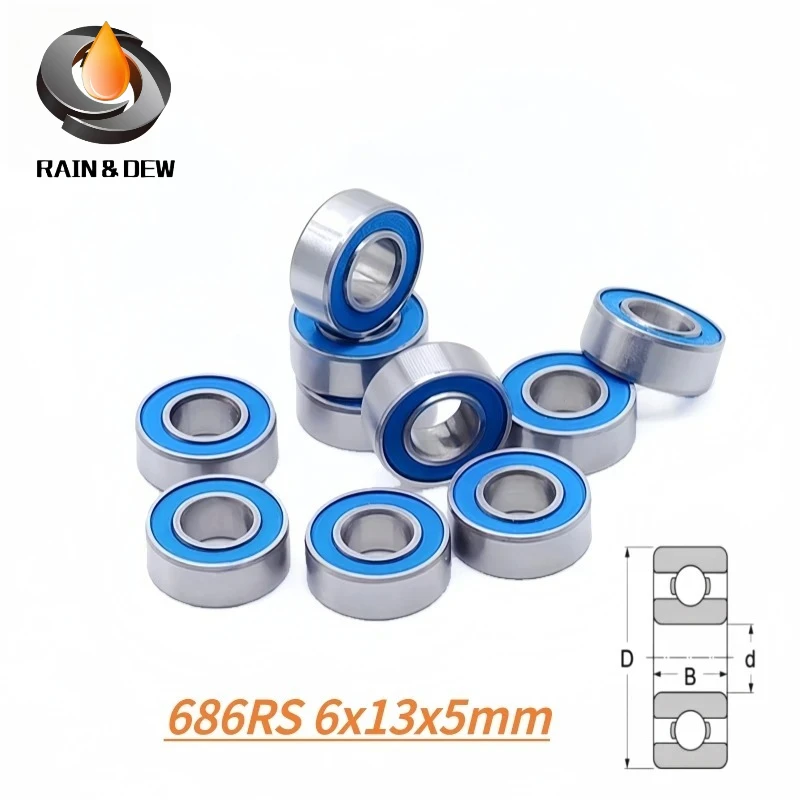 Premium 17MM Bearing Kit for 1/7 Scale RC Cars - Compatible with FS Racing Mojave UDR, Short Course & Desert Trucks