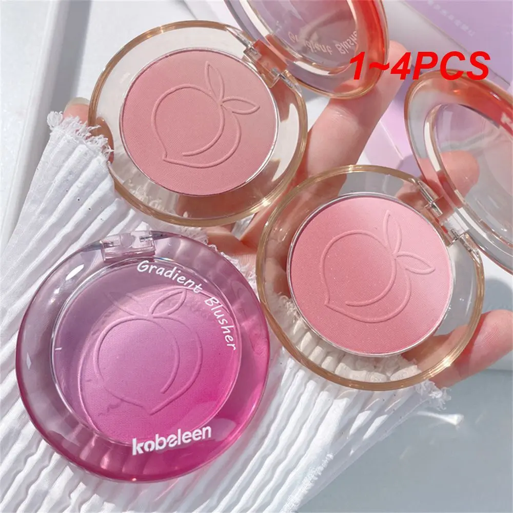 1~4PCS Repair Disk Exquisite 6 Colors Gradient Blush Health & Beauty Blush Docile Powder Blush Palette Face Makeup