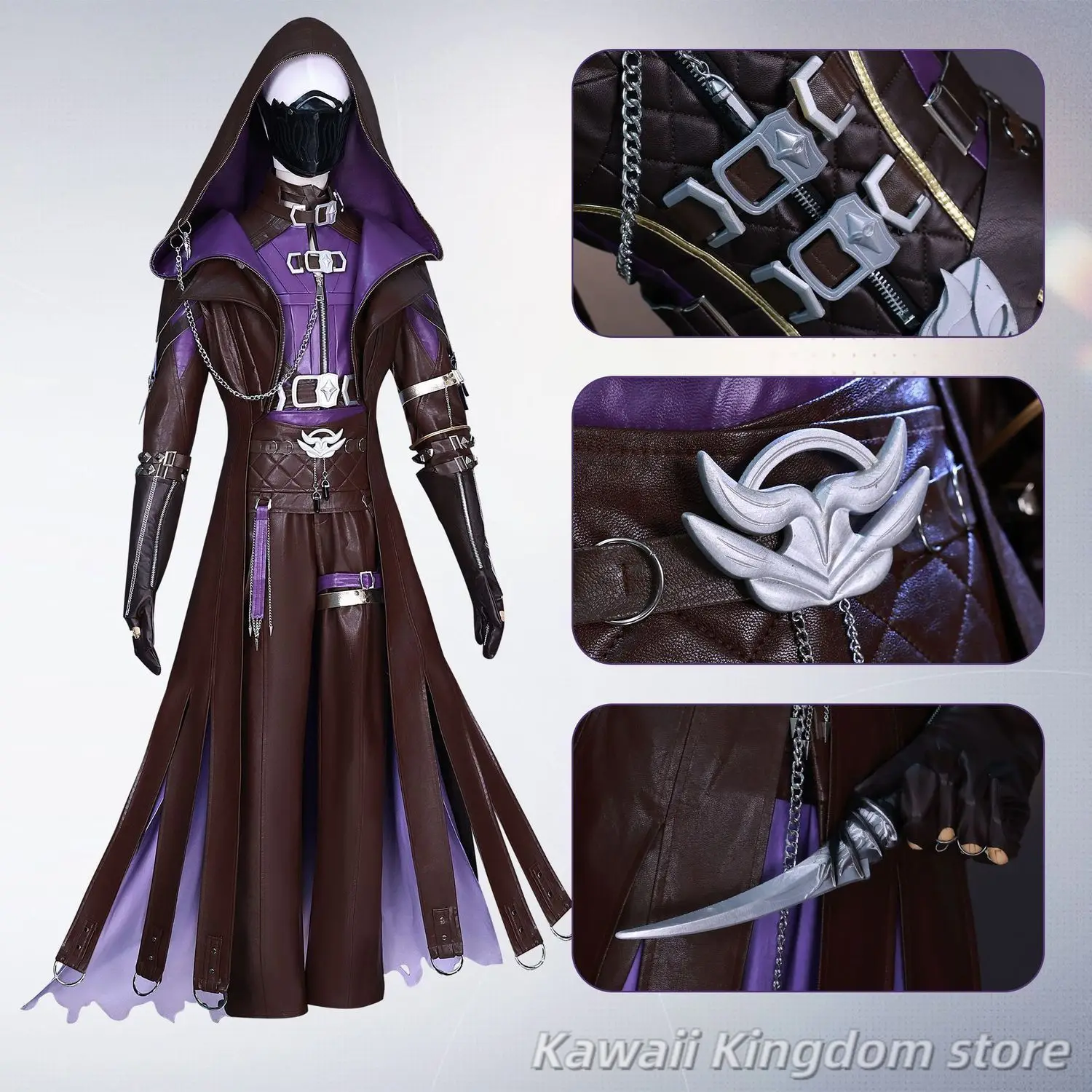 Liefde en Deepspace Rafayel Cosplay Kostuum Uniform Anime Kleden Halloween Kostuums voor Vrouwen Man Mascotte Student Accessoire