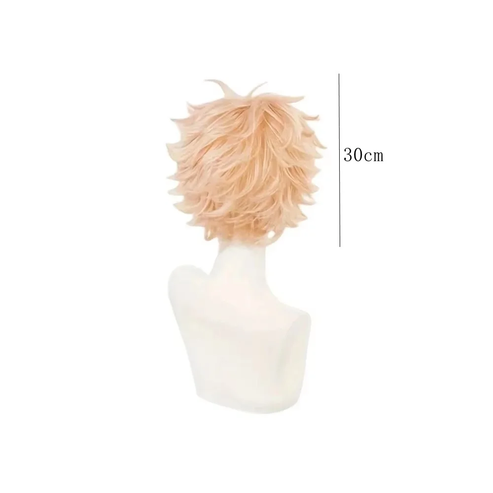 Tokyo Revengers شعر مستعار اصطناعي تأثيري ، كاواتا ، ناهويا ، برتقالي ، قصير ، حفلة ، كرنفال ، إكسسوارات أنيمي