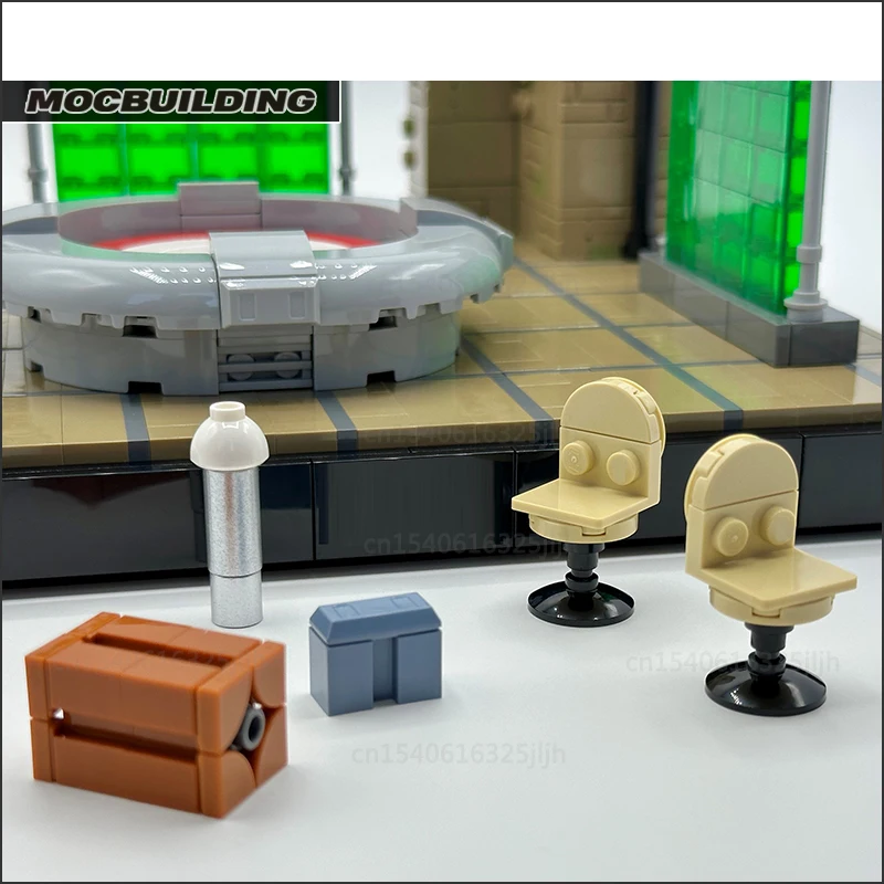 

Base Strategy Center Diorama MOC Building Blocks Movie Scene Technology Bricks DIY Assembly Display Model Toys Xmas Gifts
