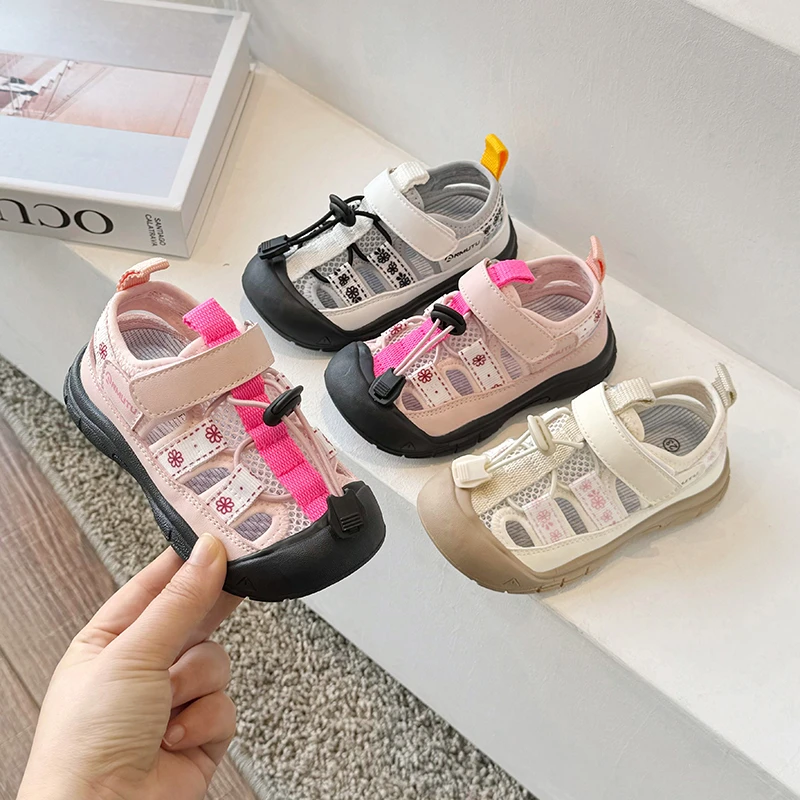 Summer Kids Barefoot Sneakers for Baby Girls Boys Sandals Children Casual Beach Shoes Soft Sole Non-slip Infant Toddler Shoes