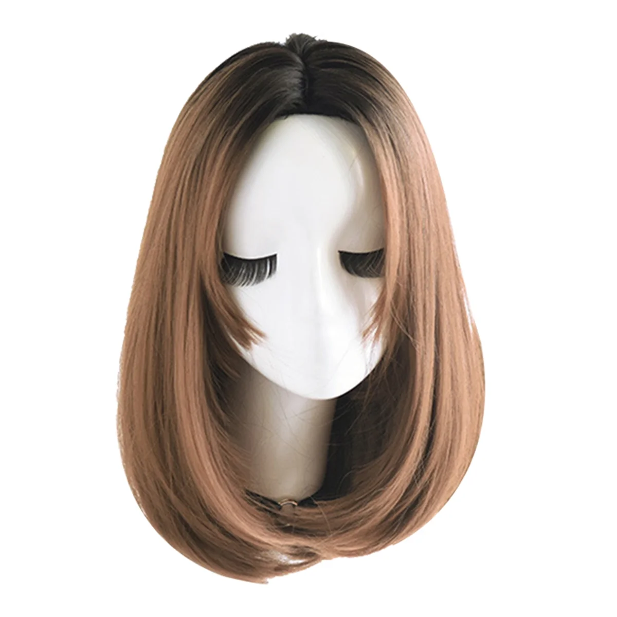 

Wig Wig for Women, Natural Looking Short Wig , Short Straight Wig for Daily Korea Versions Coffee